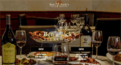 Desktop Screenshot of benandjackssteakhouse.com